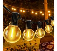 Guirlande Lumineuse Guinguette Exterieur 20M - G40 65.5FT LED Ampoules de Guirlandes Jardin Lumiere Exterieure Connectable IP44 Imperméable Guirlande Lumières Extérieur Terrasse Pergola Balcon