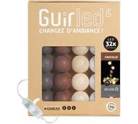 Guirlande lumineuse - Guirle - Chocolat - 32 boules - 3,2m - LED USB rechargeable