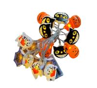 Guirlande Lumineuse Halloween - Guirlande Lumineuse Fée pour Extérieur | Décoration Résistante aux Intempéries pour Balcon Clôture Arbre Jardin Cour Terrasse Intérieur