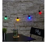 Guirlande Lumineuse - Home Deco Factory - Ampoules Multicolores - Multicolore - H10.4 X L270 X P5 Cm