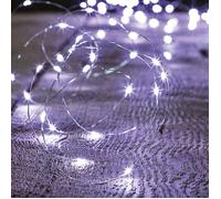 Guirlande lumineuse intérieur 2m blanc froid 20 LED à piles Feeric lights & christmas