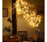 Guirlande lumineuse intérieure Arbre Décoration Chambre, 144 Leds Branches Lumières Décoration murale Salon, Branches lumineuses Décoration murale Party Aesthetic Room Chambre Décoration, 2.3m
