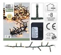 Guirlande lumineuse - KOOPMAN INTERNATIONAL - 400 LED - Blanc extra chaud - 8 m - Intérieur/Extérieur