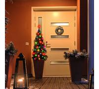 Guirlande Lumineuse Lampe Solaire Guirlande Solaire 100X RGB LED Piquet Coloré