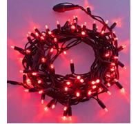 Guirlande lumineuse LED 10M rouge raccordable professionnelle 230V IP67 Lotti