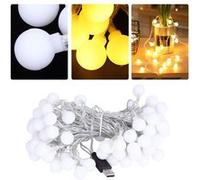 Guirlande lumineuse LED 10m USB Boule Ronde G