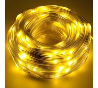 Guirlande Lumineuse LED 20m 200 Leds Blanc Chaud avec USB, 5V/2A Imperméable, Fil de Cuivre Fairy Light Blanc Chaud, Micro Guirlande pour DIY Noël, Jardin, Fête, Décoration de Mariage