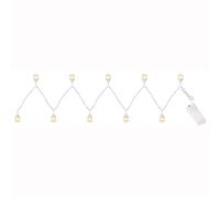 Guirlande lumineuse LED 4x, motif diamants, alimentation par piles, longueur 120 cm