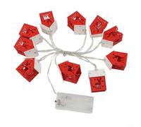 Guirlande lumineuse LED à petite échelle pour intérieur et extérieur - Sans danger - Économie d'énergie - Éclairage blanc subtil - 1,5 m - Pour maison, jardin, restaurant, hôtel (1,5 m, 10 lumières)