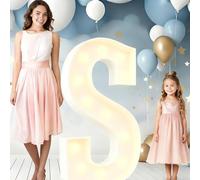 Guirlande Lumineuse LED Alphabet For Anniversaire, 1,2 M De Large, En Carton, À Monter Soi-même, Décorations Remise Diplôme, Mariage Maison(S,100cm/3.3ft)