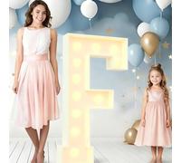 Guirlande Lumineuse LED Alphabet For Anniversaire, 1,2 M De Large, En Carton, À Monter Soi-même, Décorations Remise Diplôme, Mariage Maison(F,100cm/3.3ft)
