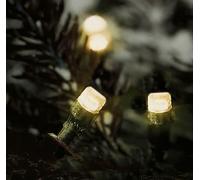 Guirlande lumineuse LED avec minuterie et télécommande 3m 40 LED blanc chaud