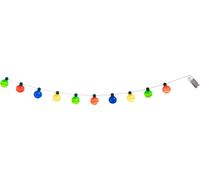 Guirlande lumineuse LED boules 140 cm | Multicolore
