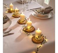 Guirlande lumineuse LED 'Buis' Lampe sur pied Bougies Décoration de salon Décoration de table