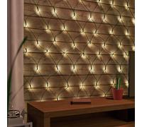 Guirlande Lumineuse LED de 100 LED Blanc Chaud Câble Extérieur Vert Batterie ...