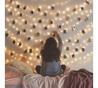 guirlande lumineuse LED de 3 m avec 15 clips pour photos, Guirlande lumineuse photo LED, Câble photo LED - PHOTOGLO