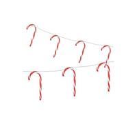 ECD Germany Guirlande Lumineuse LED de Noël en Forme de Canne à Sucre, 28 LED, 7 Bâtons de