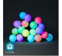 Guirlande lumineuse LED décorative - NEDIS - WIFILP03C20 - 20 LED's - Wi-Fi - RGB