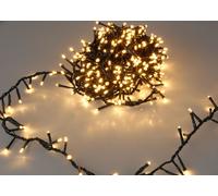 Guirlande lumineuse LED EXTRA blanc chaud - 30 m / 1500 LED - Décoration de sapin de Noël pour l'extérieur et l'intérieur