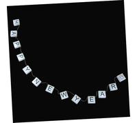 Guirlande Lumineuse LED Lettres 1 Set, Plastique Blanc, 3 M