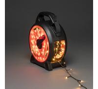 Guirlande Lumineuse Led Micro Ambre 400lamp 27,93m noir, rouge
