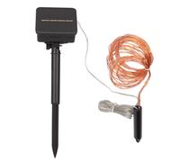 Guirlande lumineuse LED micro LED flexible en fil de cuivre, étanche et flexible, avec 8 h d'autonomie grâce à l'énergie solaire, de bonne
