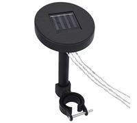 Guirlande lumineuse LED pour tonnelle avec panneau solaire blanc chaud 43 LED brins de 3 m à énergie solaire pour tonnelle de jardin, pergola, tente de fête, terrasse, balcon, éclairage extérieur