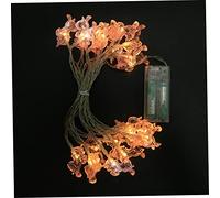 Guirlande Lumineuse Licorne 20 LED en Plastique, Batterie, Décoration | Rose, Usage Cantine et Anniversaire, Éclairage Décoratif Sûr, Style Cartoon pour Chambre