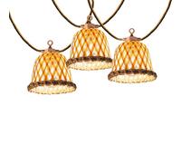 Guirlande lumineuse MALY LIGHT HYBRID Beige Bambou et corde 8m
