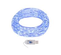 Vidaxl Guirlande Lumineuse À Micro Led 40 M 400 Led Bleu 8 Fonctions