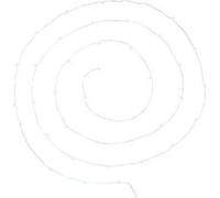 Guirlande lumineuse micro-led - atmosphera Argenté/Blanc froid G