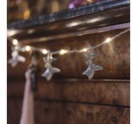 Guirlande Lumineuse Micro-LED Têtes De Cerf Argentées
