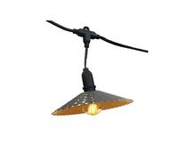 Guirlande lumineuse MINI VINTY LIGHT HYBRID Gris Acier et caoutchouc 6m