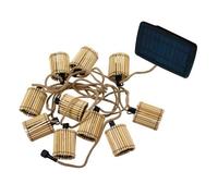 Guirlande lumineuse - New Garden - Okinawa - Solaire - 10 ampoules - Marron - 800cm