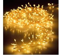 Guirlande lumineuse - NO NAME - GHIRLANDA 100 - 100 LED blanc chaud - 150 cm - Fonctionne sur batterie