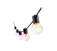 Philips Guirlande extérieure Festavia Globe – White & Color Ambiance, 10 ampoules, 7 m