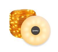 Guirlande lumineuse d'extérieur portable et rechargeable 2 en 1 LED blanc chaud 10M ROLY
