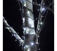 Guirlande Lumineuse Pro Connect 40m 400 LED Blanche Câble Noir Raccordable