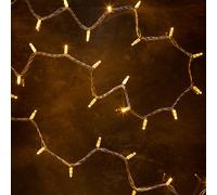 Guirlande Lumineuse Pro Connect IP67, 10m 100 LED Blanc Chaud Classique Câble Blanc Raccordable