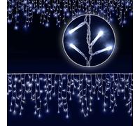 Guirlande lumineuse Rideau LED Filet lumineux 8 Fonctions Eclairage fêtes Noël