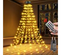 Guirlande Lumineuse Sapin de NoëL - 480LED 3.0M x 16 Guirlandes Lumineuses de Arbre Noel Blanc Chaud avec 8 Modes et Minuterie Mémoire Ilumineuse étanche pour Extérieure Intérieure Lumineux Décoration