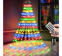 Guirlande Lumineuse Sapin de NoëL - 480LED 3.0M x 16 Guirlandes Lumineuses de Arbre Noel Multicolore avec 8 Modes et Minuterie Mémoire Ilumineuse étanche pour Extérieure Intérieure Lumineux Décoration