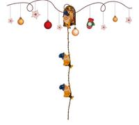Guirlande Lumineuse Sapin de Noël Intérieur Lutin Grimpeur Mignon Et Drôle