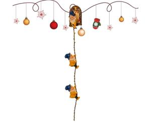 Guirlande Lumineuse Sapin de Noël Intérieur Lutin Grimpeur Mignon Et Drôle