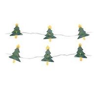 Guirlande lumineuse sapins EDM - esprit de Noël - lumière chaude - 20 ampoules LED - 1,10 m - 71388