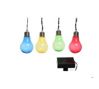 Guirlande lumineuse solaire 10 ampoules Led Multicolore