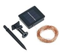 Lunartec Guirlande Lumineuse Solaire 20 m en Fils de cuivre à 200 LED