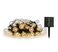 Guirlande lumineuse solaire 25 ampoules bulles BUBBLE STRING LIGHT LED blanc chaud dimmable 20m