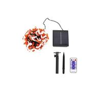 Guirlande lumineuse solaire 50 LED forme d'abeille étanche