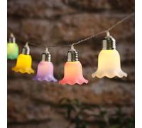 Guirlande Lumineuse Solaire à 10 Fleurs Pastel